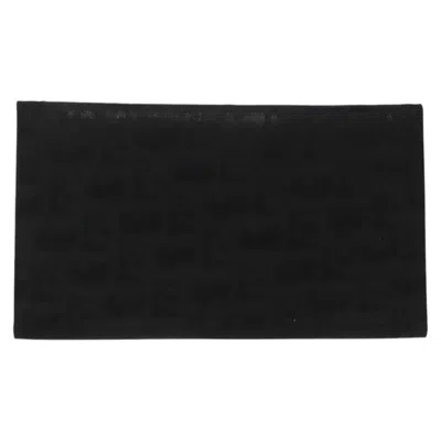 Pre-owned Dior Trotter Black Canvas Wallet  ()