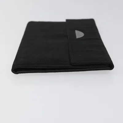 Pre-owned Dior Trotter Black Canvas Wallet  ()