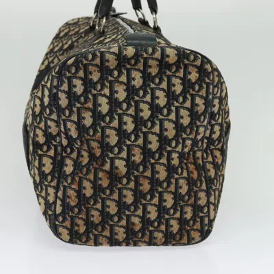 Pre-owned Dior Trotter Navy Canvas Travel Bag ()
