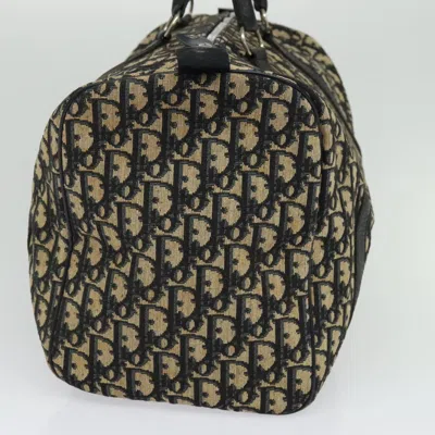 Pre-owned Dior Trotter Navy Canvas Travel Bag ()