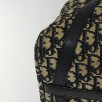 Pre-owned Dior Trotter Navy Canvas Travel Bag ()