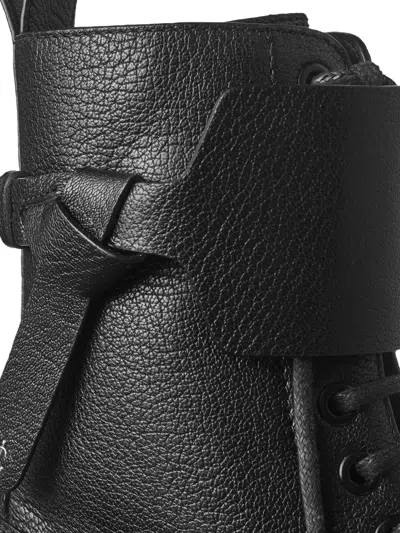 Jimmy Choo Rosabel Leather Lace-up Combat Boots Shoes In Multi