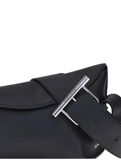 Alexander Mcqueen T-bar Sling Pebbled-leather Shoulder Bag