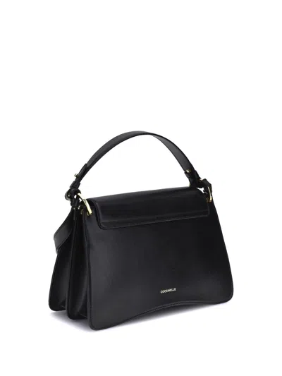 Coccinelle Medium C-me Handbag In Black