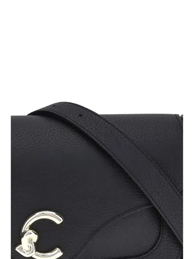 Coccinelle C-me Medium Shoulder Bag In Black
