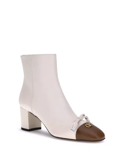 Valentino Valet Du Roi Bootie In White
