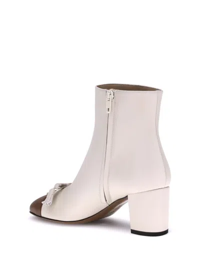 Valentino Valet Du Roi Bootie In White