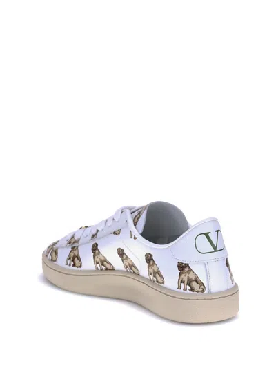 Valentino Royco Sneakers In White