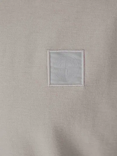 Stone Island 2100008 Crepe Cotton Jersey_ Ghost In Yellow