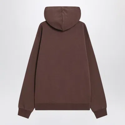 Jacquemus Le Hoodie Gros Grain In Brown