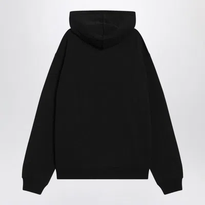 Jacquemus Gros-grain Hoodie In Black