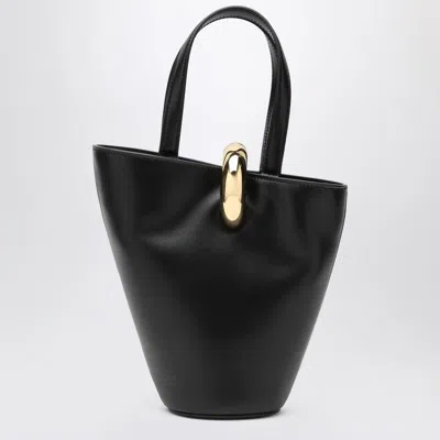 Jacquemus The Medium Bambola Asymmetric Leather Bucket Bag