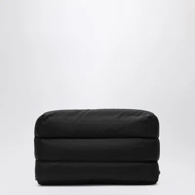Moncler Caradoc Beauty Case In Quilted Black Nylon In Black