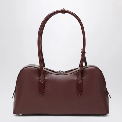 Stella Mccartney Burgundy Synthetic Leather Ryder Medium Shoulder Bag