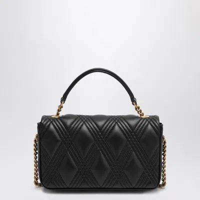 Valentino Quilted Chain Strap Shoulder Bag Studs In Black