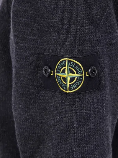Stone Island Logo-patch Jumper In Black