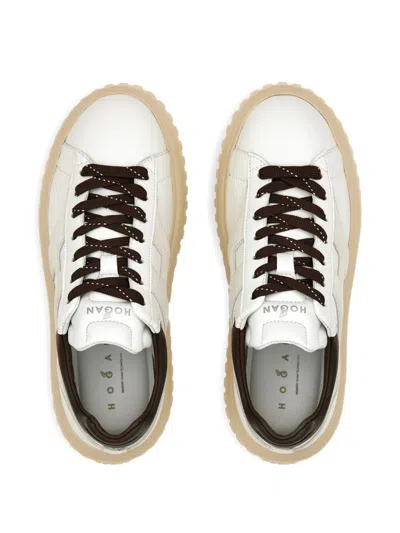 Hogan H-stripes Nappa Leather Sneakers Shoes