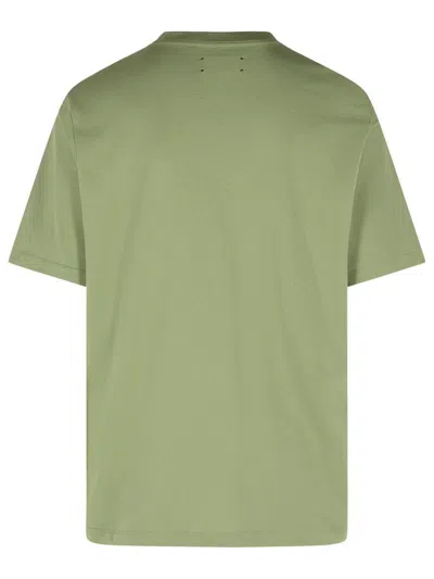 Amiri Stencil Crewneck Short Sleeves T-shirt In Green