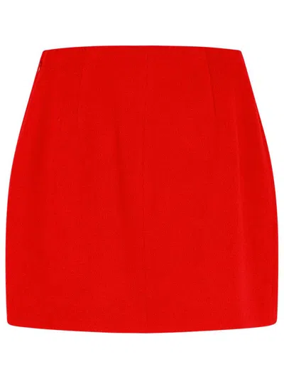 Balmain High Waist A-line Skirt With Button Detailing