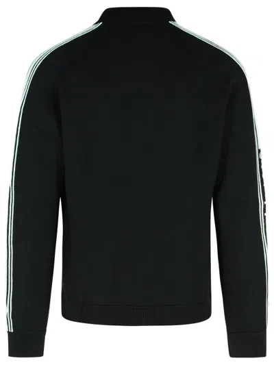 Casablanca Merino Wool Sweatshirt With Logo In Black