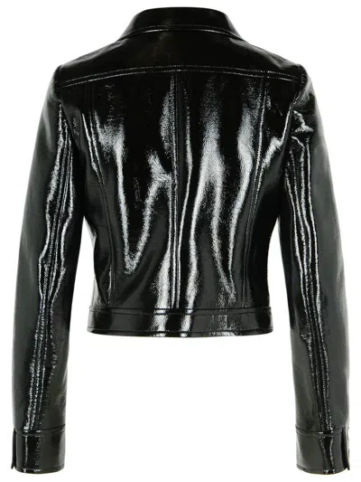 Courrèges Courreges Women Reedition Vinyl Jacket In Black