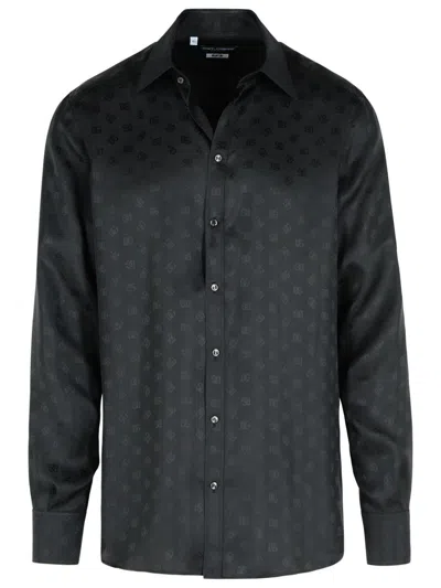 Dolce & Gabbana Jacquard Logo Short Sleeve Shirt