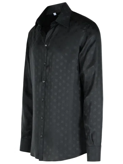 Dolce & Gabbana Jacquard Logo Short Sleeve Shirt