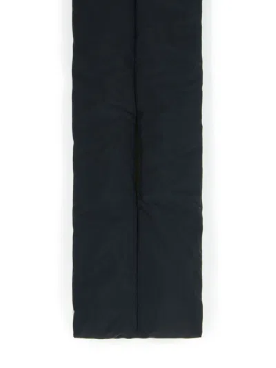 Jil Sander Black Polyester Scarf Men In Black