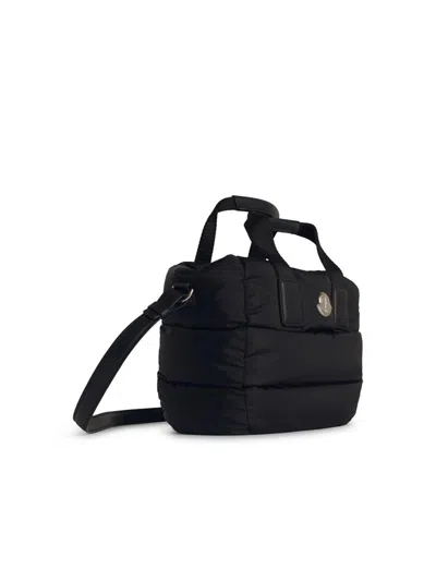Moncler Small 'caradoc' Black Nylon Bag