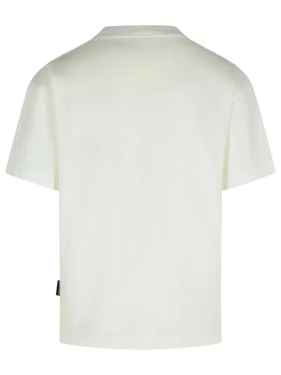 Palm Angels Regular Logo T-shirt Short Sleeves In White