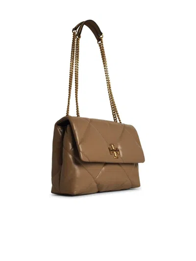 Tory Burch 'kira' Beige Leather Crossbody Bag