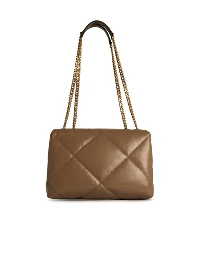 Tory Burch 'kira' Beige Leather Crossbody Bag