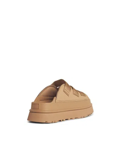 Ugg 'goldenglow' Slippers In Beige Fabric Blend In Brown