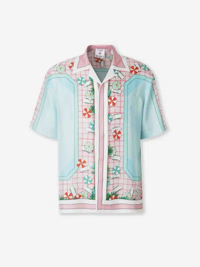 Casablanca Silk Shirts Re-edit Printed Silk Shirt