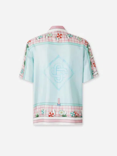 Casablanca Silk Shirts Re-edit Printed Silk Shirt