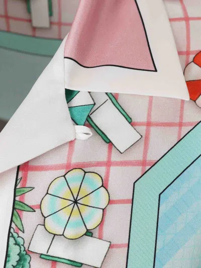 Casablanca Silk Shirts Re-edit Printed Silk Shirt