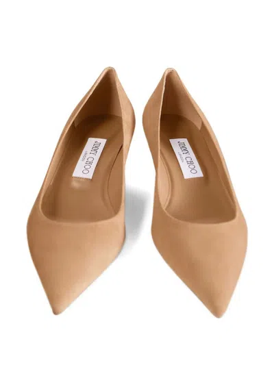 Jimmy Choo 35mm Amelia Pointed-toe Kitten-heel Pumps