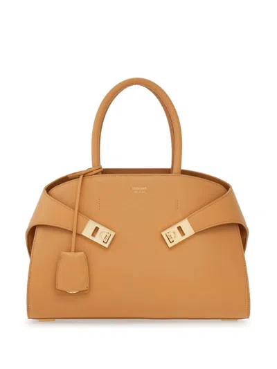 Ferragamo Women Hug Small Leahter Tote Bag