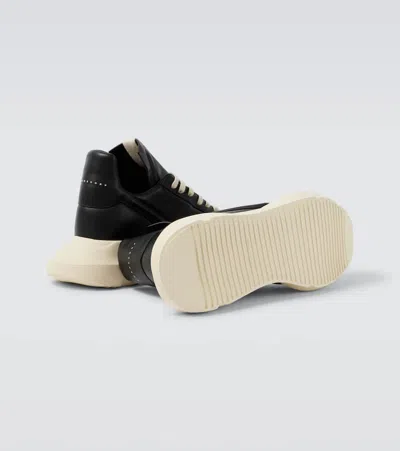 Rick Owens Geth Runner Leather Sneakers