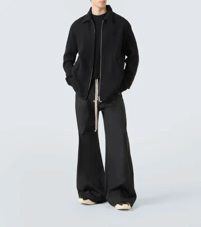 Rick Owens Geth Runner Leather Sneakers