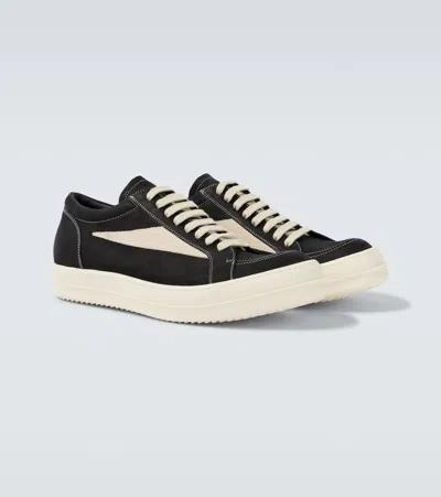 Rick Owens Vintage Sneaks Low Leather Sneakers