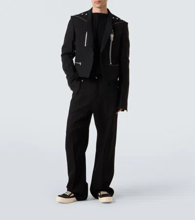 Rick Owens Vintage Sneaks Low Leather Sneakers