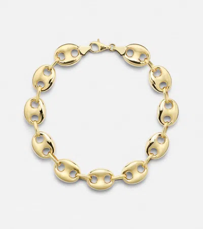 Stone And Strand Puffed Maritime 14kt Gold Chain Bracelet