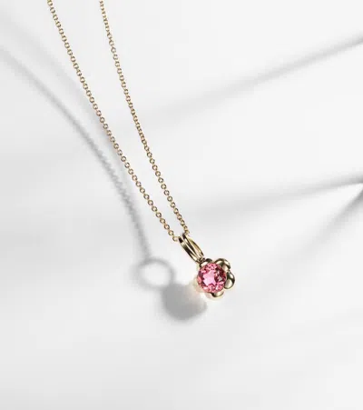 Stone And Strand Festival 14kt Gold Necklace With Tourmaline