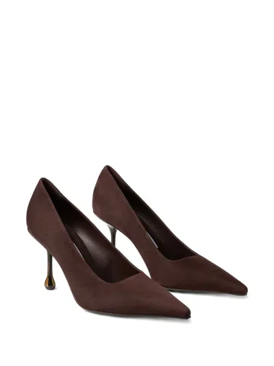 Jimmy Choo Ixia Pointed Toe Suede Pumps