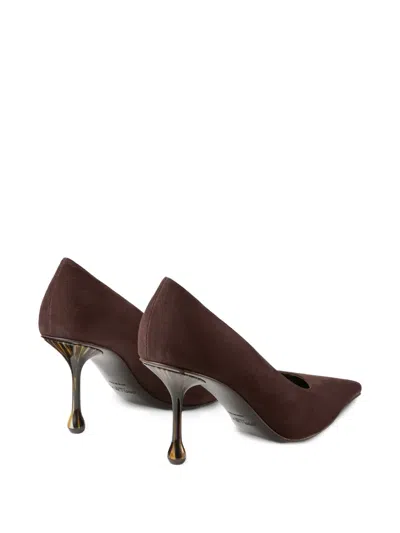 Jimmy Choo Ixia Pointed Toe Suede Pumps