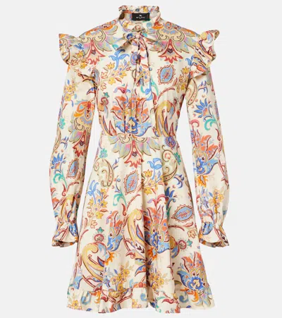Etro Printed Cotton Midi Dress