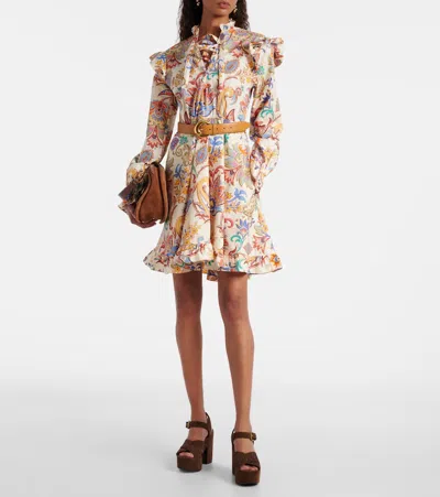 Etro Printed Cotton Midi Dress