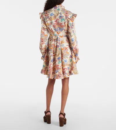 Etro Printed Cotton Midi Dress
