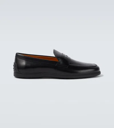 Tod's Leather Penny Loafers
